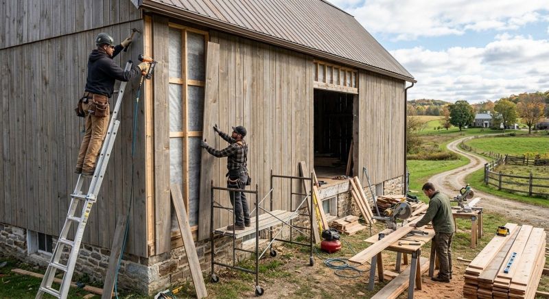 Barn Siding Installation in Benson, NC