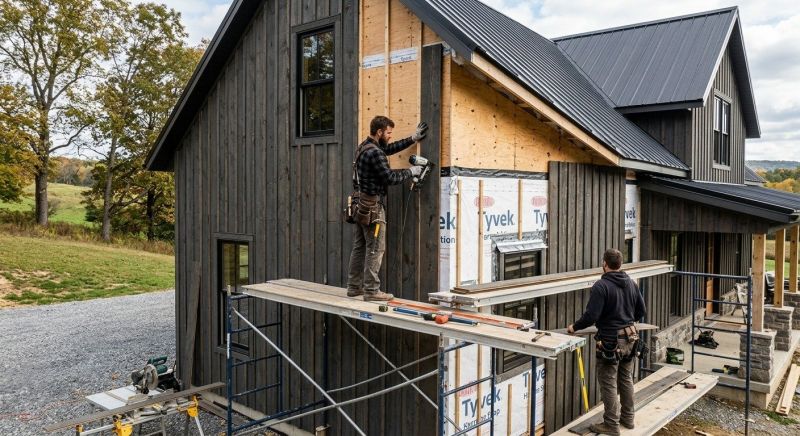 Barn Siding Installation in Harnett County, NC