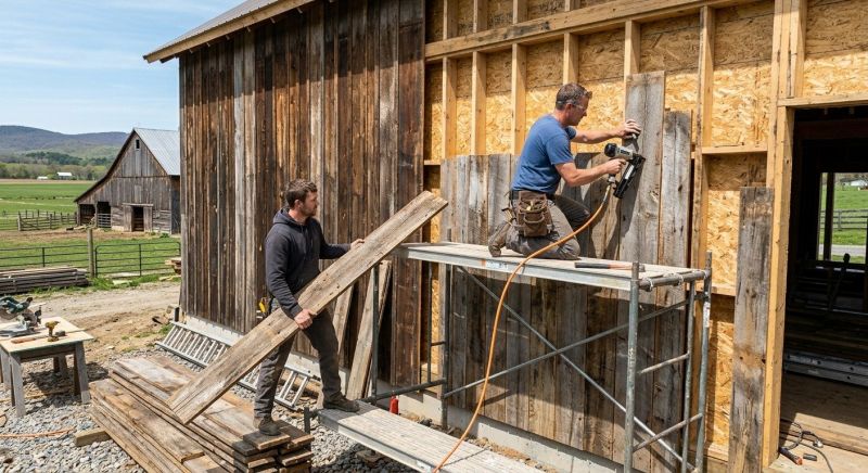 Barn Siding Installation in Holly Springs, NC