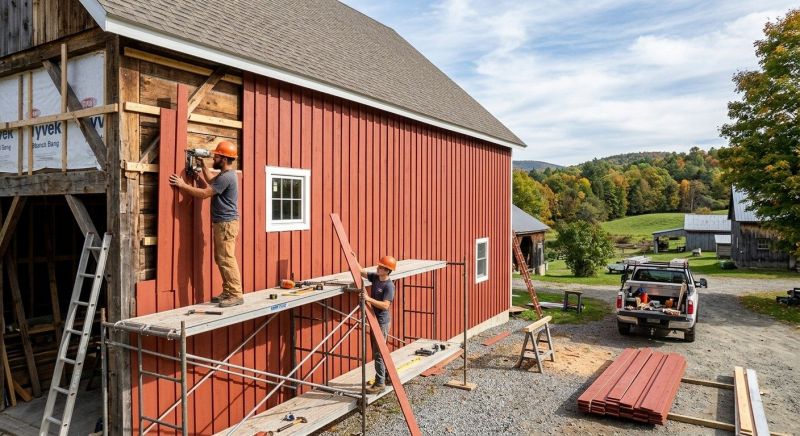 Barn Siding Installation in Holly Springs, NC
