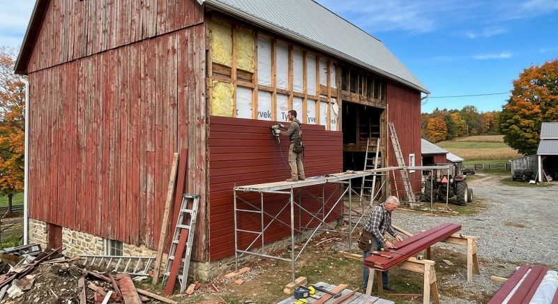 Barn Siding Replacement in Fuquay Varina, NC