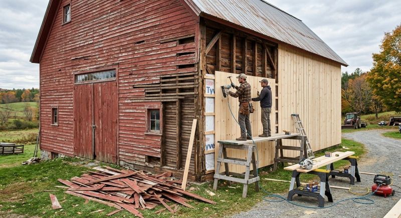 Barn Siding Replacement in Sanford, NC