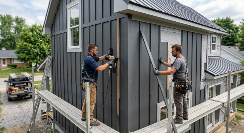 Batten Siding Installation in Apex, NC