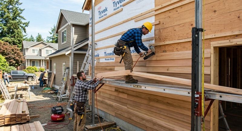 Batten Siding Installation in Apex, NC