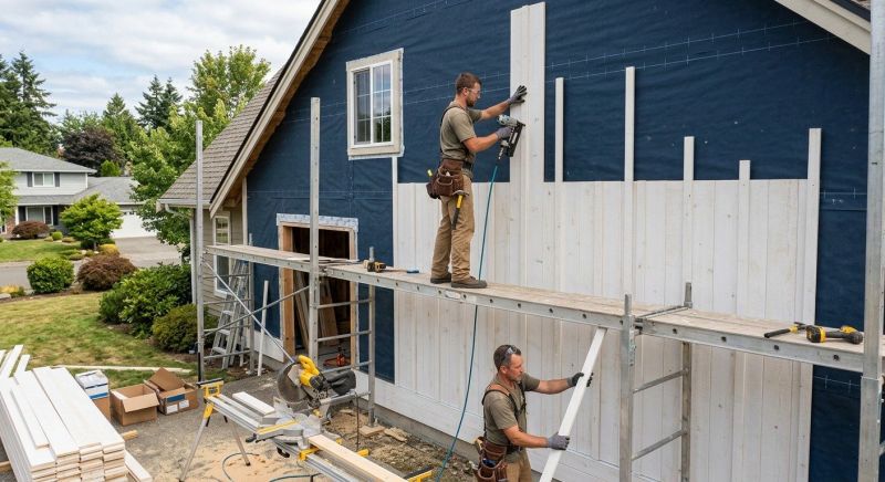 Batten Siding Installation in Benson, NC