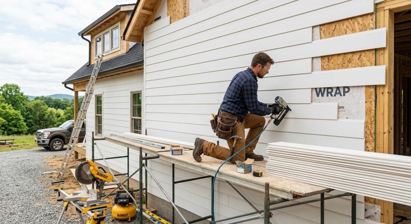 Batten Siding Installation in Cary, NC
