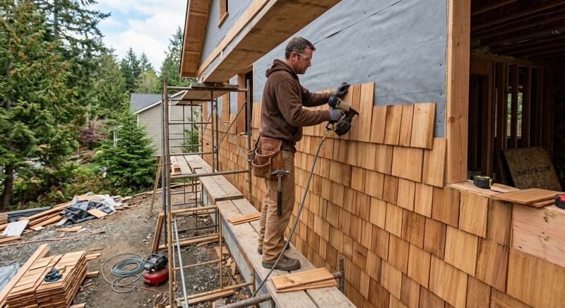 Cedar Siding Installation in Broadway, NC