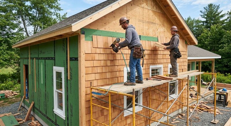 Cedar Siding Installation in Johnston County, NC