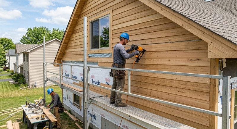 Cedar Siding Installation in Angier, NC
