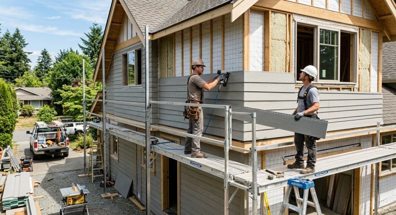 Cement Siding Installation in Angier, NC