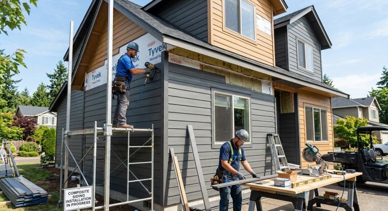 Composite Siding Installation in Broadway, NC