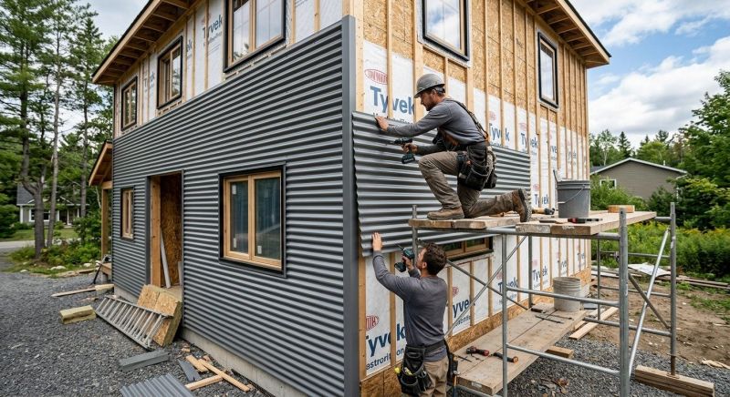 Corrugated Siding Installation in Angier, NC