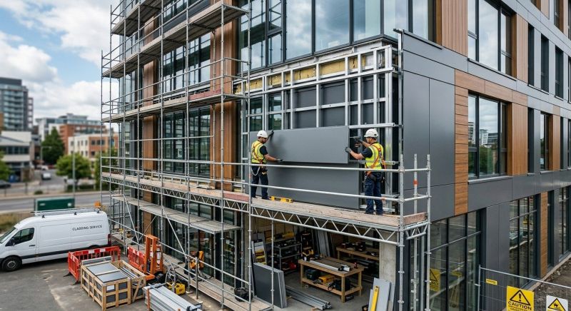 Facade Cladding Installation in Angier, NC
