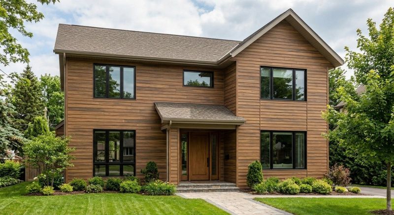 Faux Wood Siding Installation in Knightdale, NC