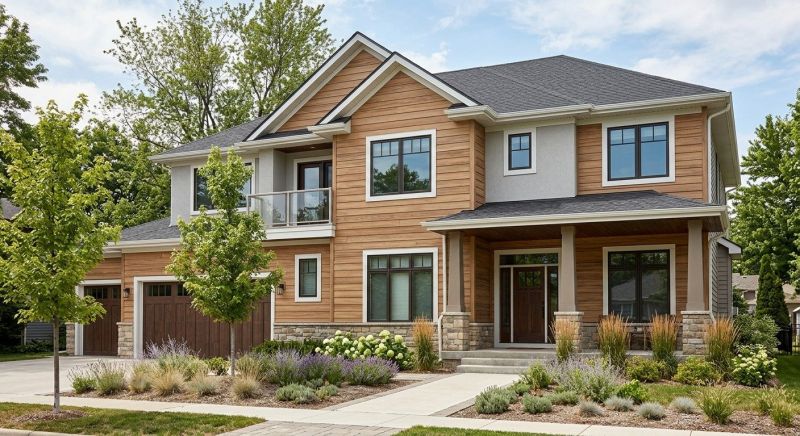 Faux Wood Siding Installation in Wake County, NC