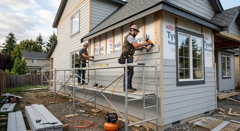 Fiber Siding Installation in Johnston County, NC