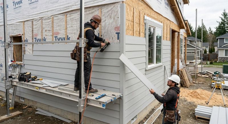 Fiber Siding Installation in Wake County, NC