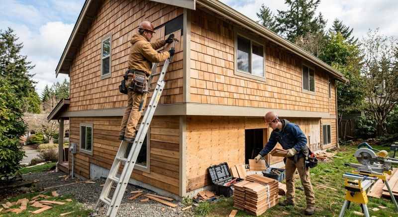 Hardwood Siding Installation in Lillington, NC