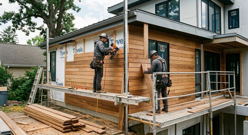 Hardwood Siding Installation in Sanford, NC