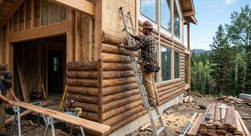 Log Siding Installation in Garner, NC