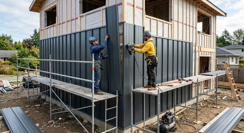 Metal Siding Installation in Cary, NC
