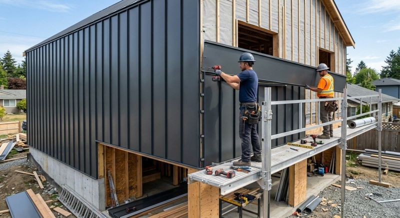 Metal Siding Installation in Cary, NC