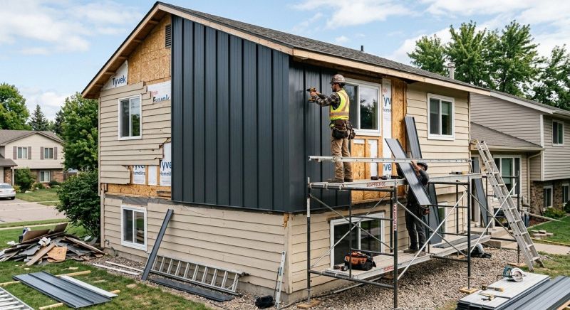 Metal Siding Replacement in Harnett County, NC