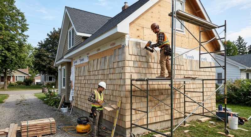 Shake Siding Installation in Cary, NC
