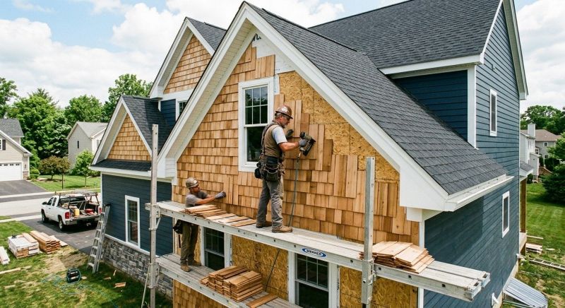Shake Siding Installation in Holly Springs, NC