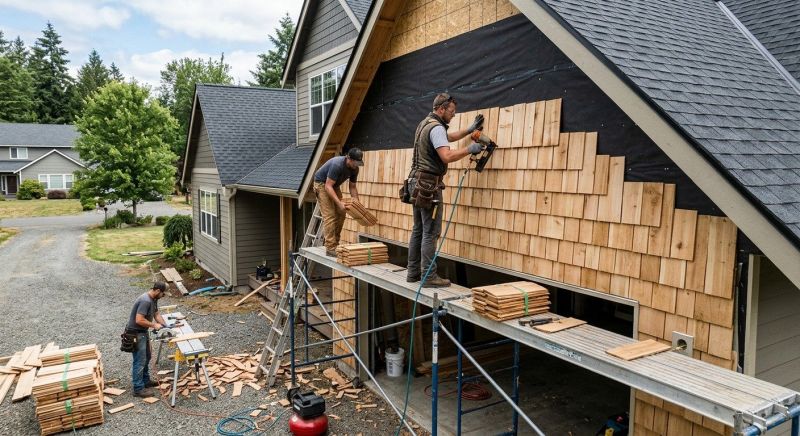 Shake Siding Installation in Angier, NC