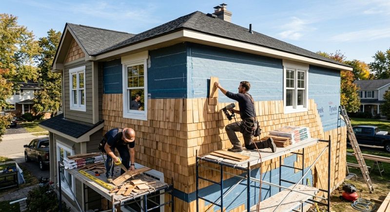 Shingle Siding Installation in Angier, NC