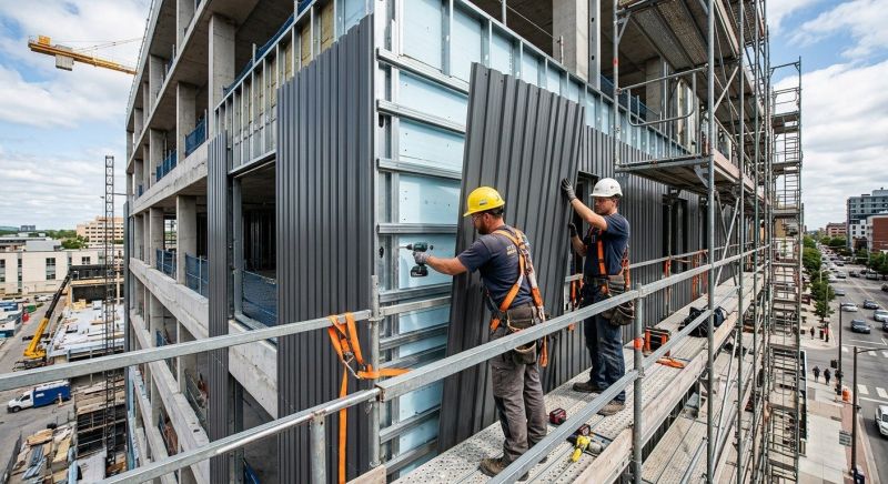 Steel Cladding Installation in Angier, NC