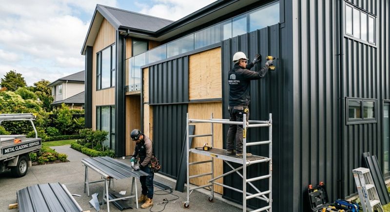 Steel Cladding Installation in Angier, NC