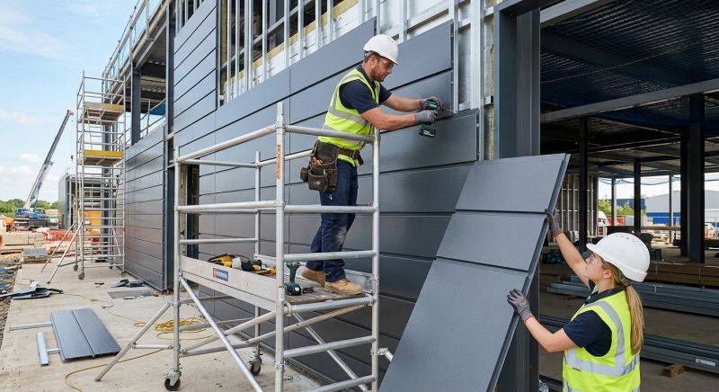 Steel Cladding Installation in Angier, NC