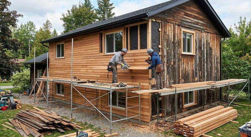 Wood Cladding Installation in Clayton, NC