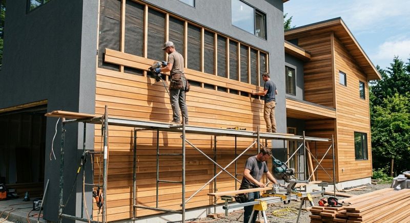 Wood Cladding Installation in Fuquay Varina, NC