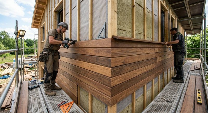 Wood Cladding Installation in Knightdale, NC