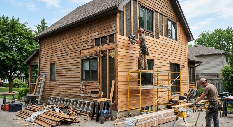 Wood Cladding Replacement in Angier, NC
