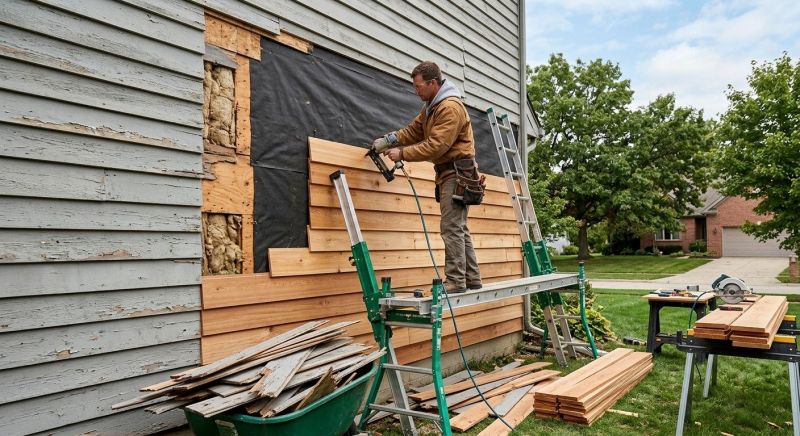 Wood Siding Replacement in Angier, NC